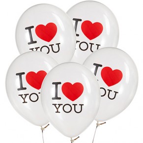 Коллекция шариков "I love U" - 5 шариков