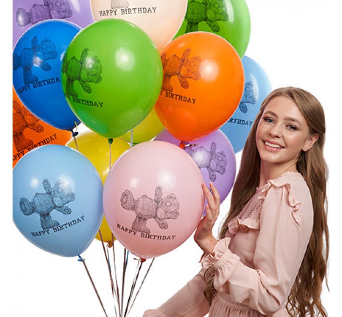 Колекція кульок "День народження" (з Тедді)