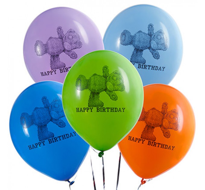 Колекція кульок "День народження" (з Тедді)