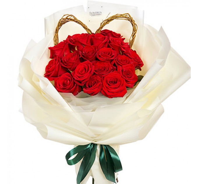 Яркий букет "Нежный поцелуй"