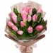 Букет "15 розовых тюльпанов"
