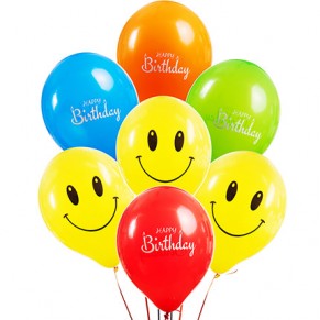 Коллекция шариков "Веселый День Рождения" - 7 шариков
