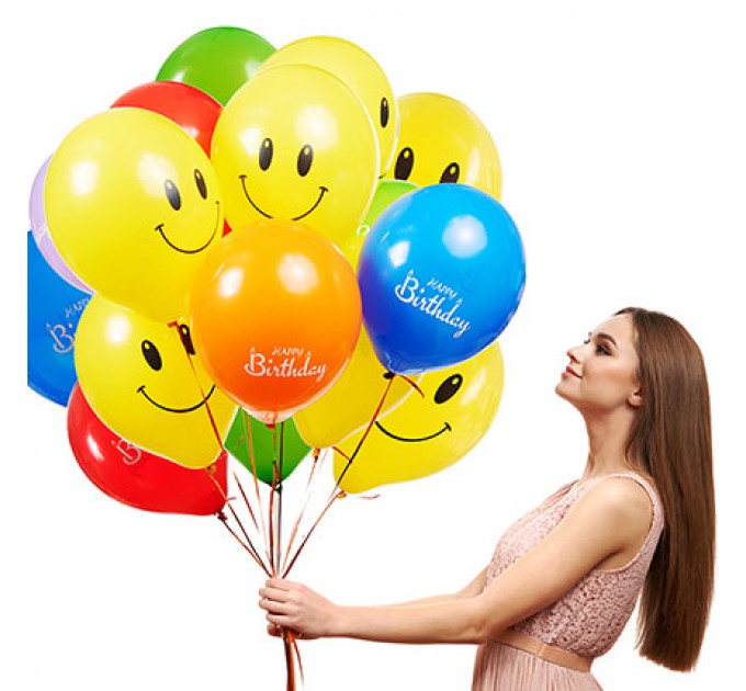 Колекція кульок "Веселий День Народження" - 7 кульок