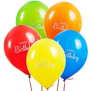 Коллекция шариков "С Днем Рождения!"- 5 шариков