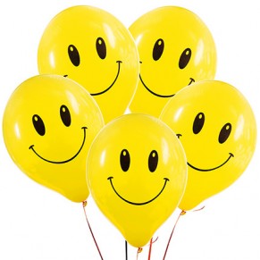 Коллекция шариков "Смайлики" - 5 шариков