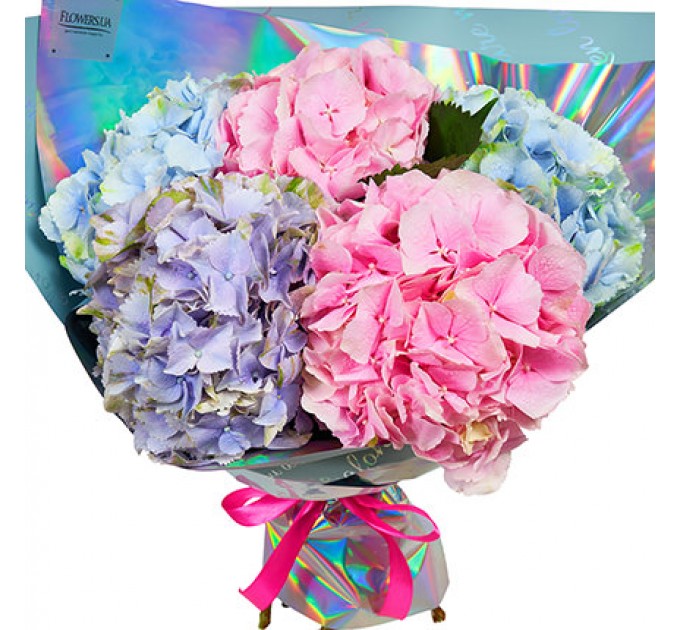 Букет "5 летних гортензий"