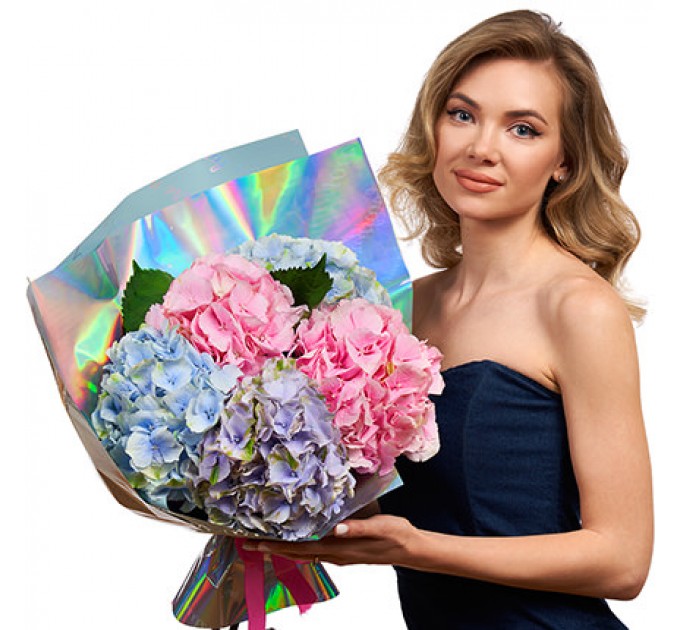 Букет "5 летних гортензий"