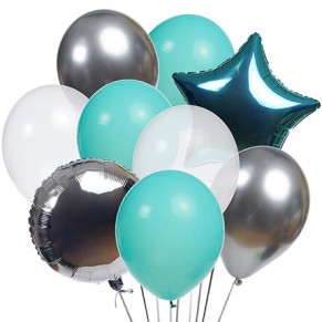 Коллекция шариков "Бирюза" - 9 шариков
