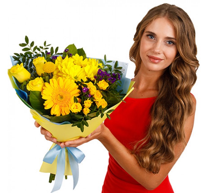Букет "Лучики тёплого лета"