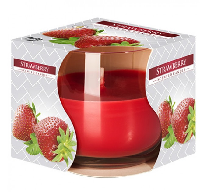 Свеча однослойная "Клубника"