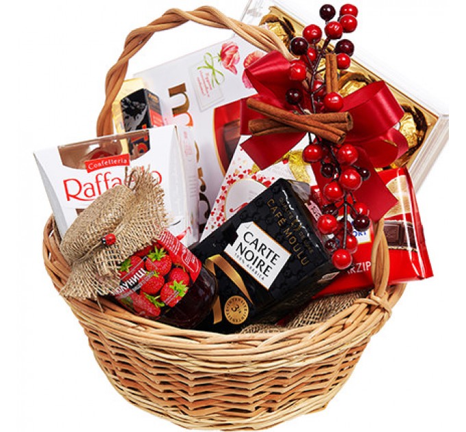 Подарочная корзина "Элегантное поздравление"