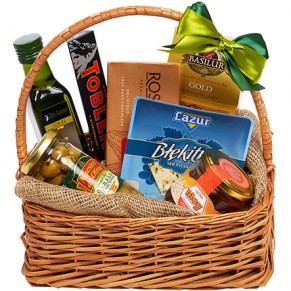 Подарочная корзина "Приятный вечер"