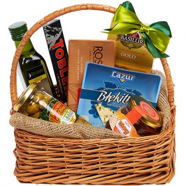 Подарочная корзина "Приятный вечер"