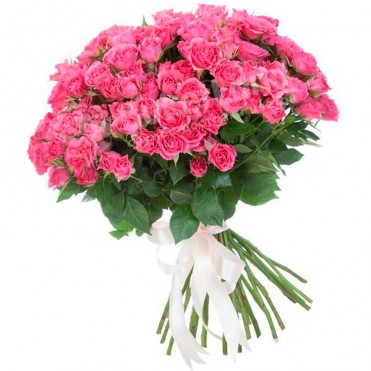 33 рожеві троянди спрей