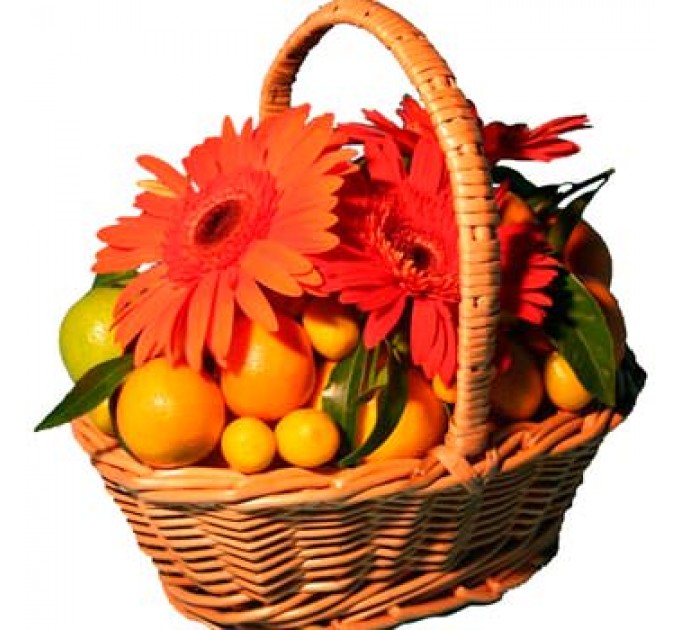 Корзина фруктов "Солнечный миг"