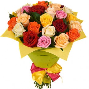 Букет троянд "Карнавал кохання" 21 троянда 60 см Букет троянд "Карнавал кохання" 21 троянда 60 см