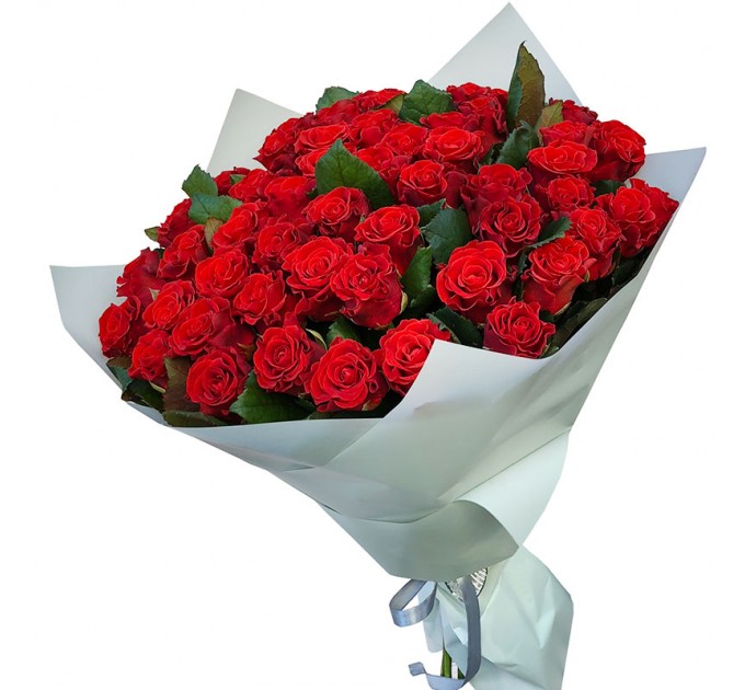 51 червона троянда 50 см Ель Торо