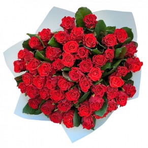 51 красная роза 50 см Эль Торо