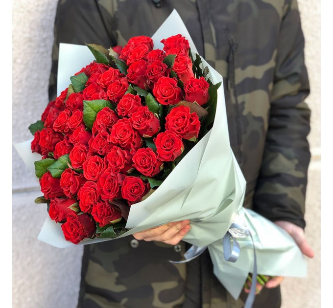 51 червона троянда 50 см Ель Торо