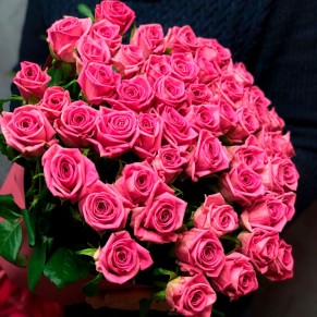 51 рожева троянда Аква 60 см 51 рожева троянда Аква 60 см