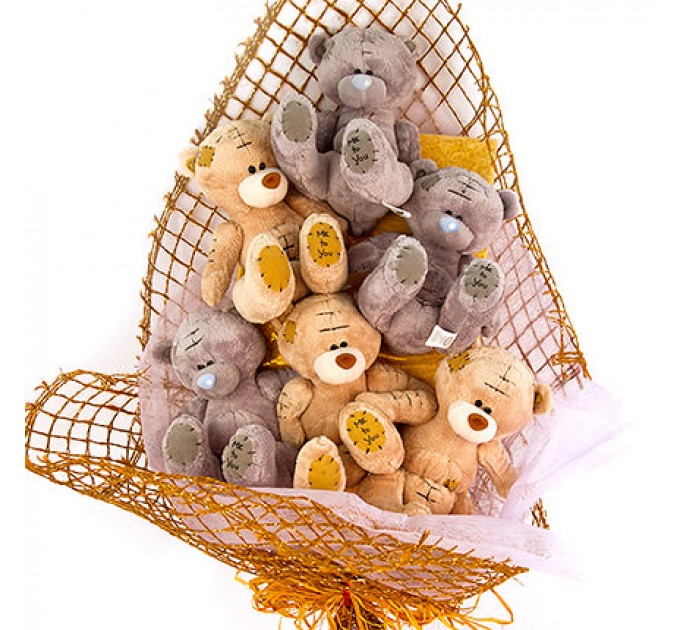 Букет іграшок "Ведмежата"