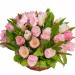 Корзина нежных тюльпанов