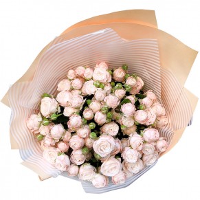 Букет із 17 кущових троянд Бомбастик Букет із 17 кущових троянд Бомбастик