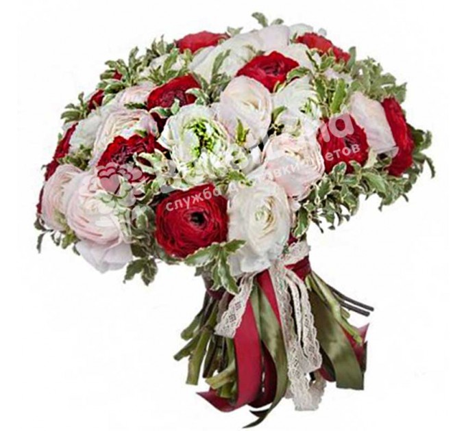 Букет из 49 ранункулюсов