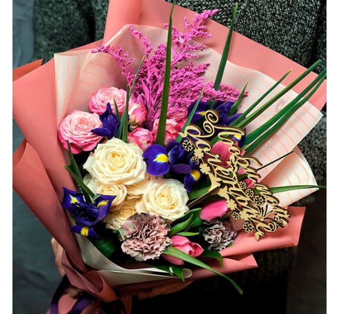 Букет от флориста «Любимой доченьке»