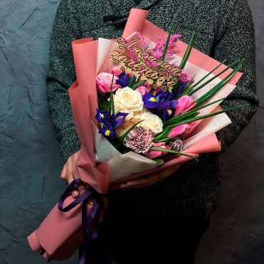 Букет от флориста «Любимой доченьке»