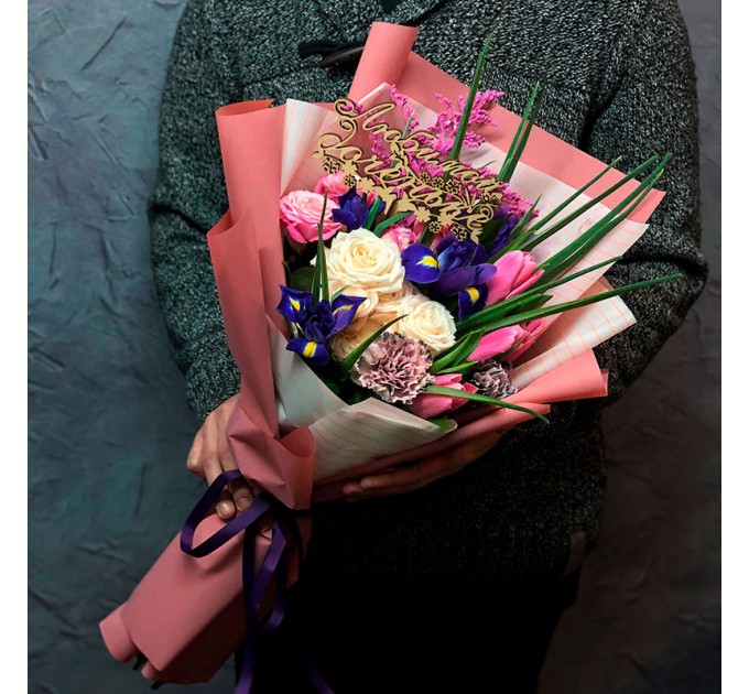 Букет от флориста «Любимой доченьке»