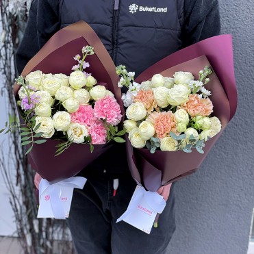 Букет от флориста в ассортименте «Нежное суфле»