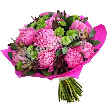 Букет пионов «Формула любви»