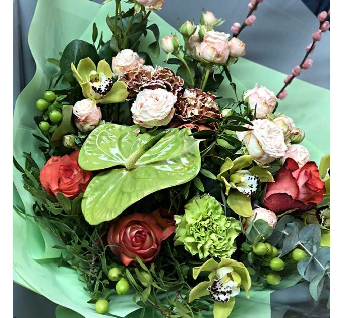 Букет цветов «Акварель»