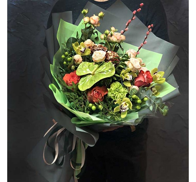 Букет цветов «Акварель»