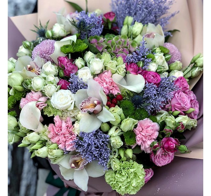 Букет цветов «Английские манеры»