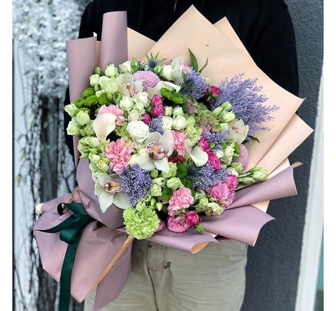 Букет цветов «Английские манеры»