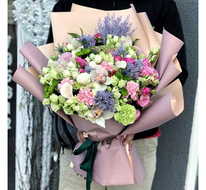 Букет цветов «Английские манеры»