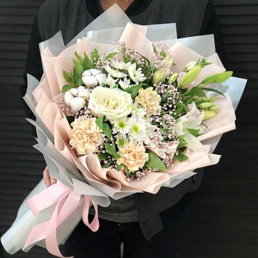 Букет цветов «Белоснежка»