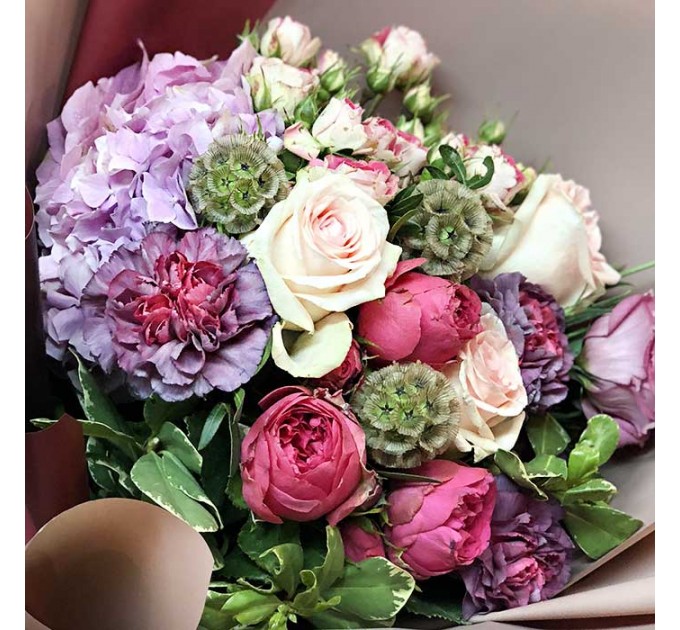 Букет цветов «Бохо-Стиль»