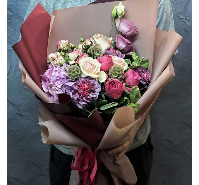 Букет цветов «Бохо-Стиль»