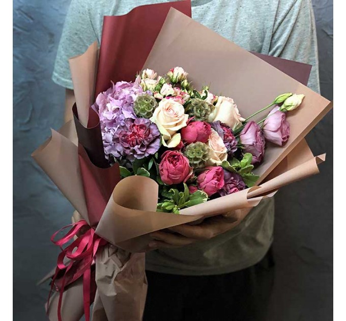 Букет цветов «Бохо-Стиль»