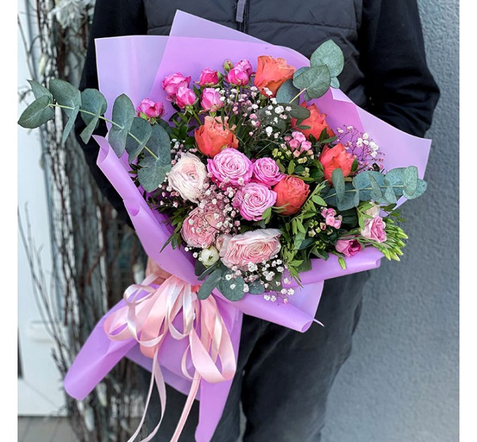 Букет цветов «Galaxy»