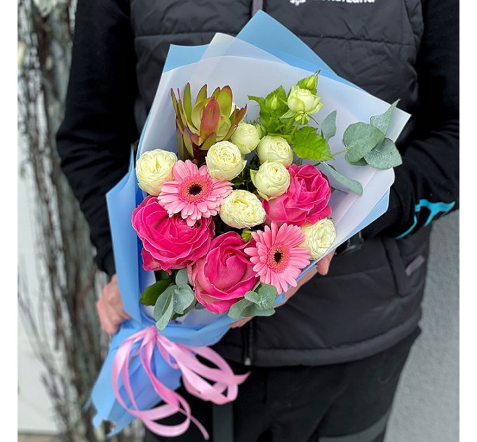 Букет цветов «Искорка радости»