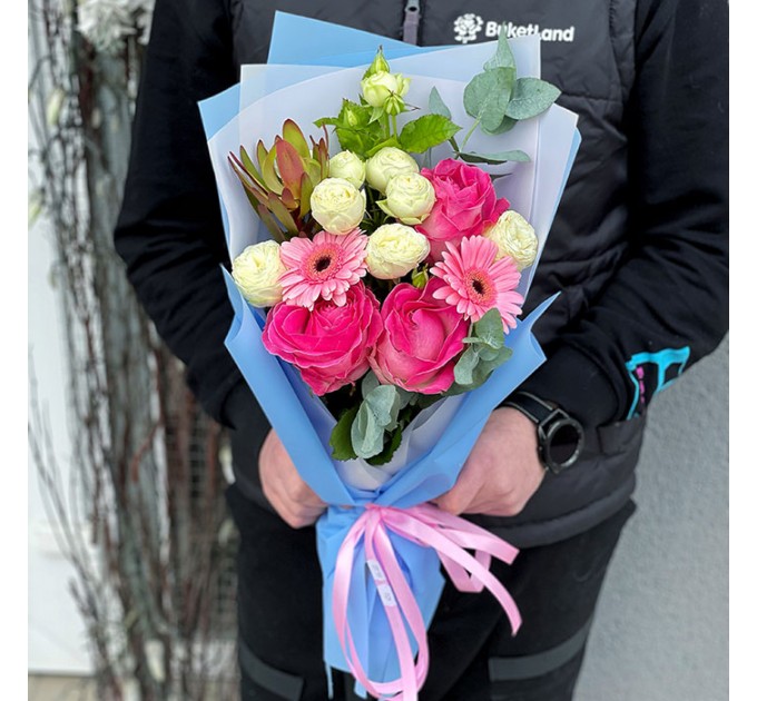 Букет цветов «Искорка радости»