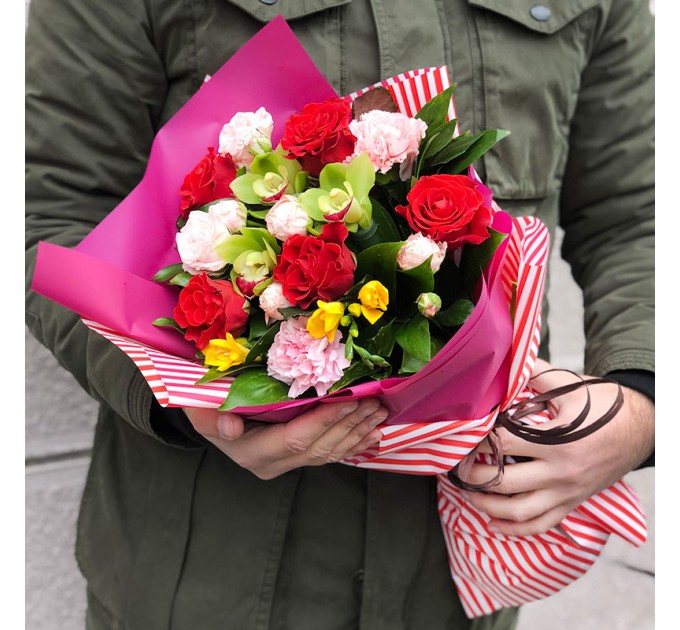 Букет цветов «Миледи»