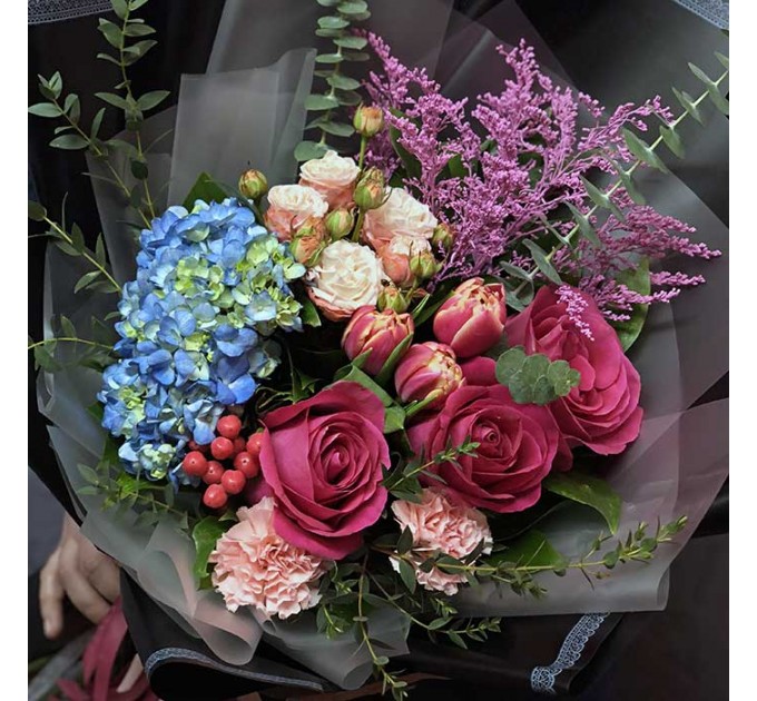 Букет цветов «Мысли о тебе»