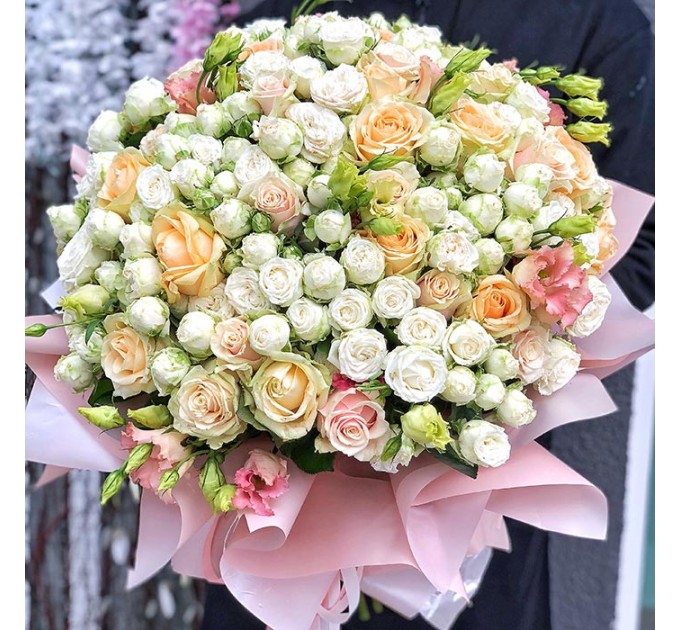 Букет цветов «Облако счастья»