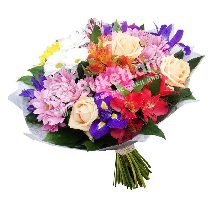 Букет цветов «Первый поцелуй»