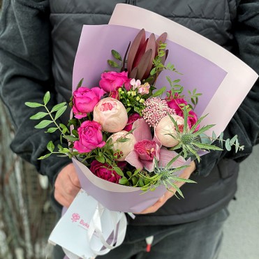 Букет цветов «Шепот сердца»